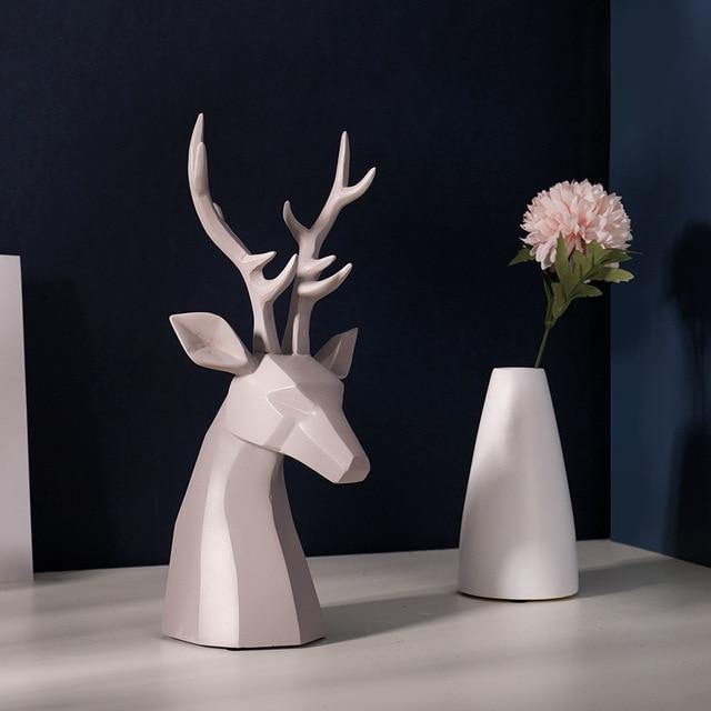 Decorative Deer Figurine - Nordic Side - 