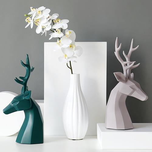 Decorative Deer Figurine - Nordic Side - 