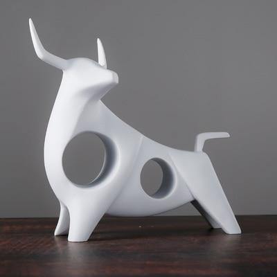 Sculpted Cattle Figurine - Nordic Side - 