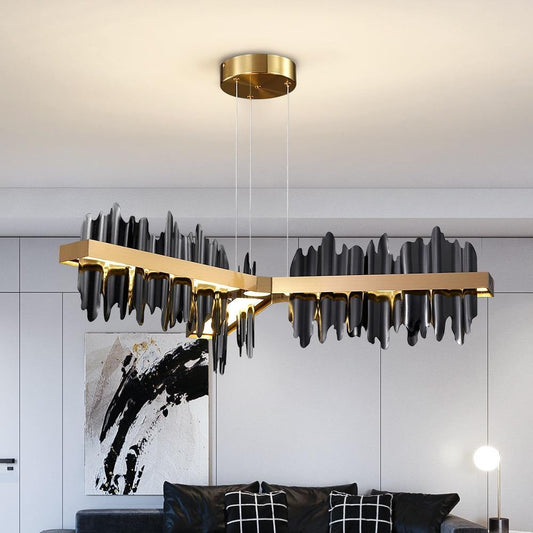 Black Dragons Tripartition - Nordic Side - black, chandelier
