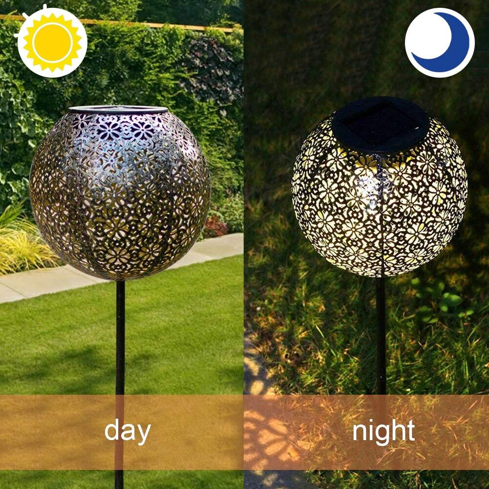 Jamila - Solar Garden Shadow Cast Lantern - Nordic Side - 06-22