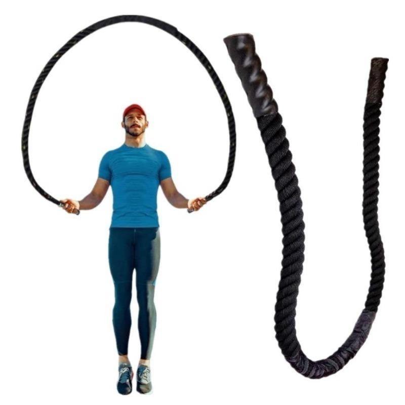 Heavy Weighted Jump Rope for Workout & Fitness - Nordic Side - Athletic fitness rope, Boost body strength, Build stamina, Comfortable skipping rope, Crossfit skipping rope, Durable heavy rope