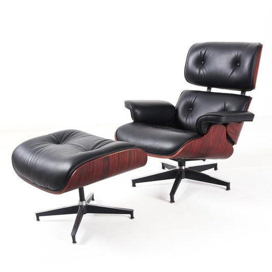 Sterling Mid-Century Lounge Chair & Ottoman - Nordic Side - 