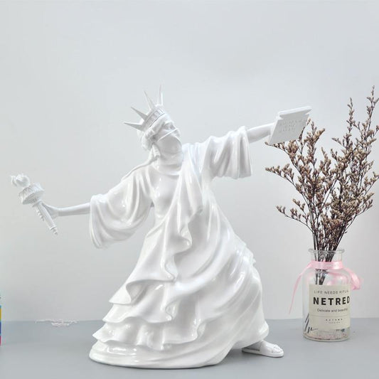 Masked Statue of Liberty - Nordic Side - 