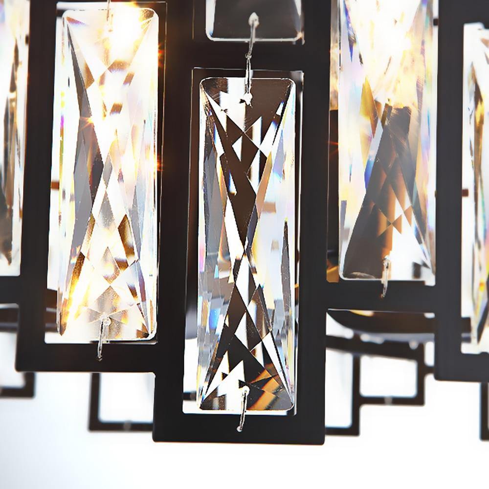 Mimis' Mirrored Girdle - Nordic Side - black, Chandelier, crystal, pendant