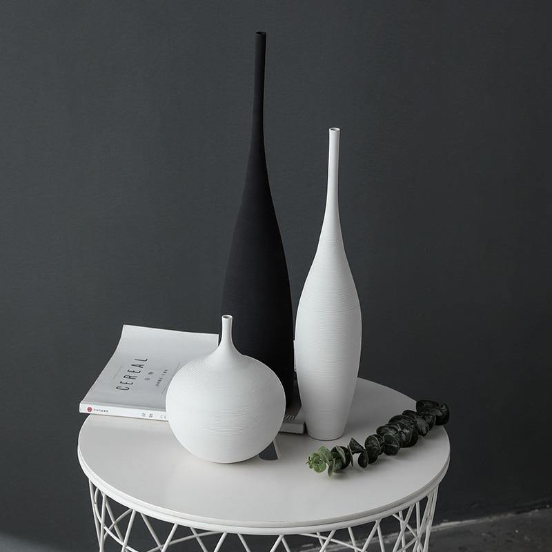 Minimalist Zen Vases - Nordic Side - vase, zen