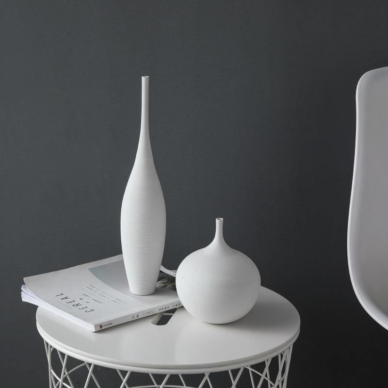 Minimalist Zen Vases - Nordic Side - vase, zen