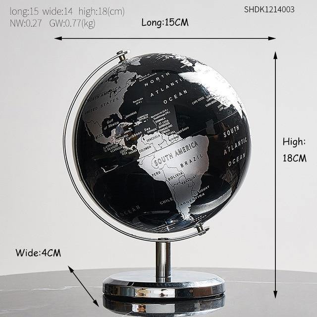 Decorative Metallic Globe - Nordic Side - globe