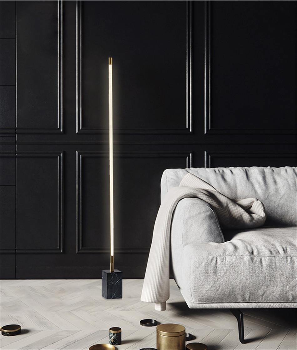 Marble Wedge - Nordic Side - floorlamp