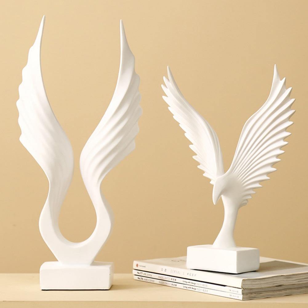 Decorative Wing Figurine - Nordic Side - angel, figurine