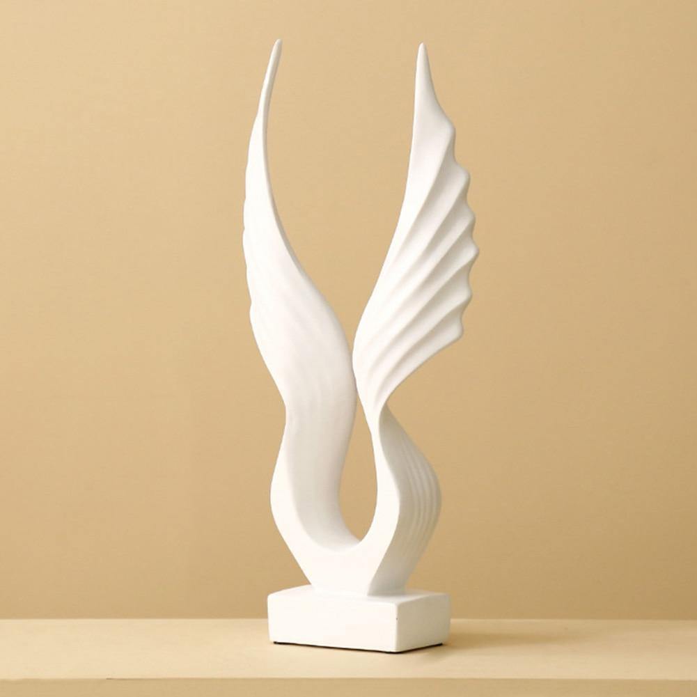 Decorative Wing Figurine - Nordic Side - angel, figurine