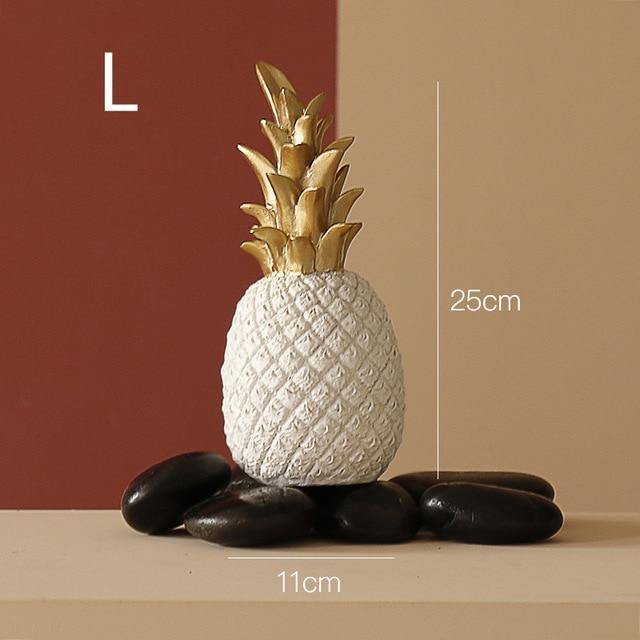 Decorative Pineapple Figurine - Nordic Side - pineapple