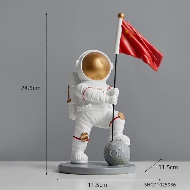"We Made It" Astronaut Figurine - Nordic Side - astro, astronaut
