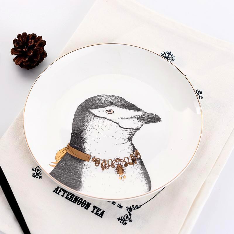 High-grade animal series ceramic tableware - Nordic Side - 