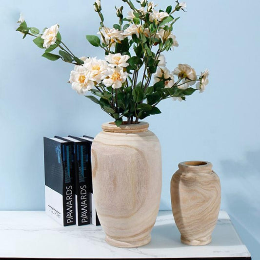 Modern Solid Wooden Bamboo Vase