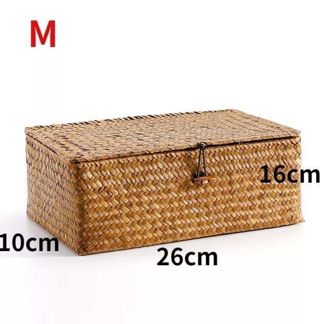 Woven Storage Baskets Box Container