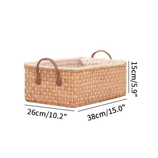 Woven Storage Baskets Box Container
