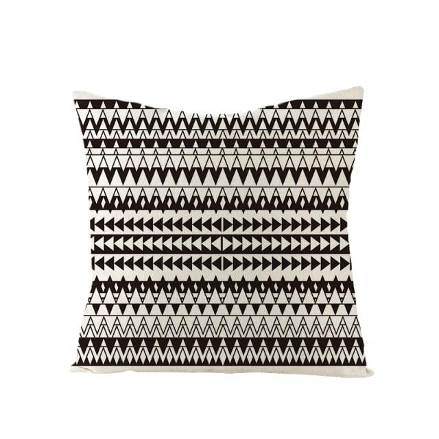 Scandinavian Linen Geometry Cushion/Pillow Case