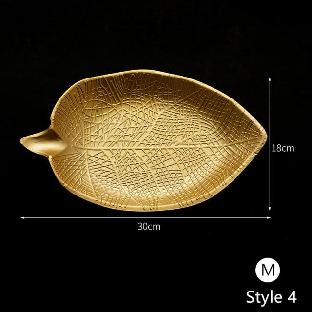 Nordic Wooden Pineapple Leaf Shape Tray