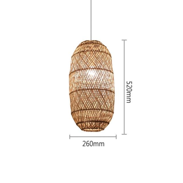 Bamboo Rattan Natural Hand-woven Pendant Lights