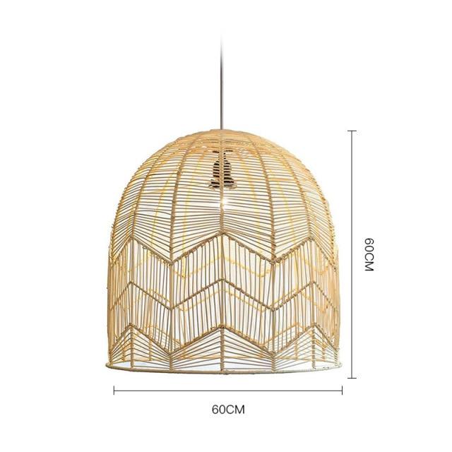 Structure Style Pendant Rattan Light Lamp Light Fixture