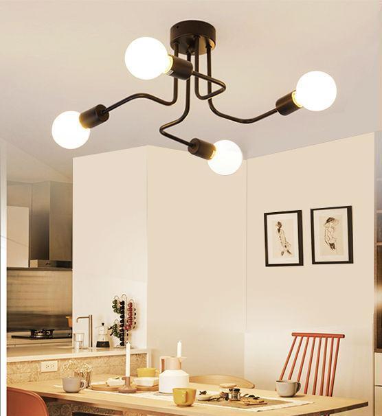 Industrial Iron Ceiling Pendant Light - Nordic Side - 