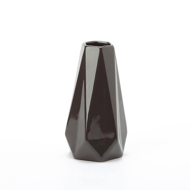 Black & White Ceramic Origami Vases - Nordic Side - 