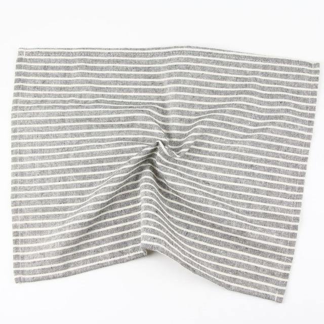 30x40cm Striped Cotton Linen Tablemat - Nordic Side - 