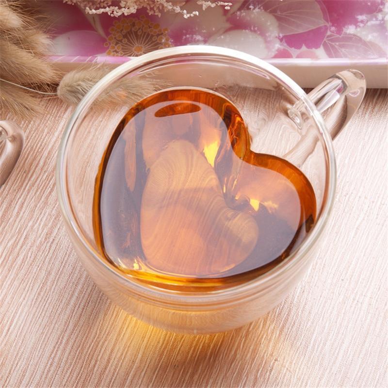 Heart Glass Cup - Nordic Side - 
