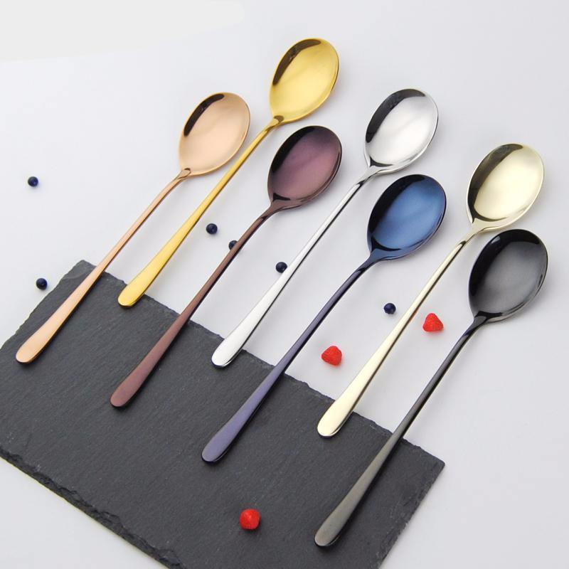 2PCS Stainless Steel Colourful Spoons - Nordic Side - 
