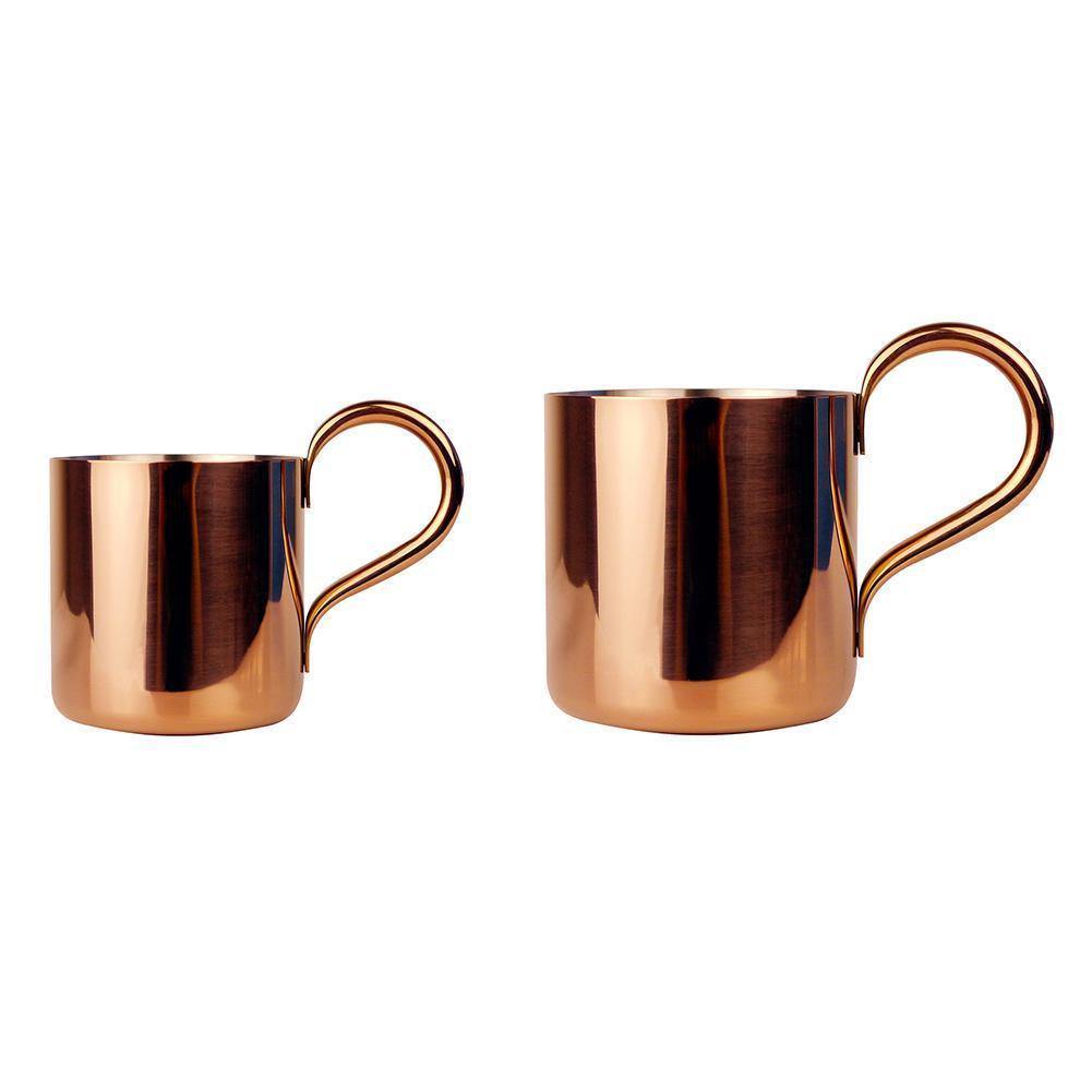 300ML/500ML Copper plated Stainless Steel Mugs - Nordic Side - 
