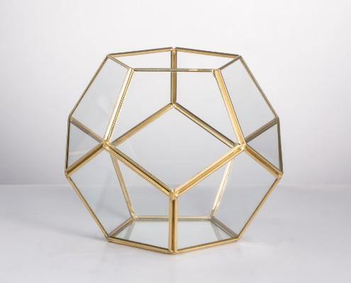Pentagonal Handmade Terrarium - Nordic Side - 