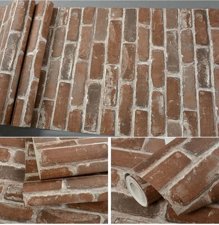 Carter - Rustic Vintage 3D Faux Brick Wallpaper Roll - Nordic Side - 01-07