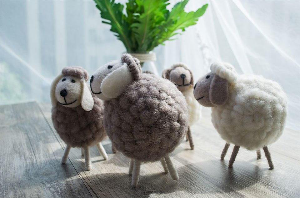 Mini Wool Sheep Craft - Nordic Side - 