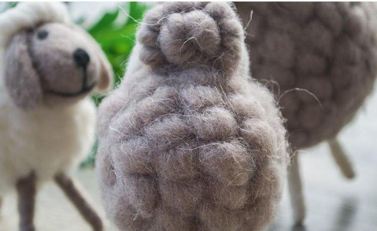 Mini Wool Sheep Craft - Nordic Side - 