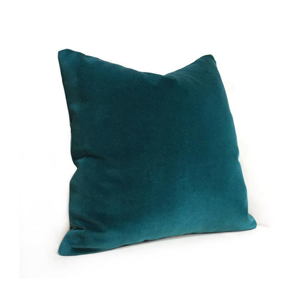 Turquoise Velvet Cushion Cover - Nordic Side - 