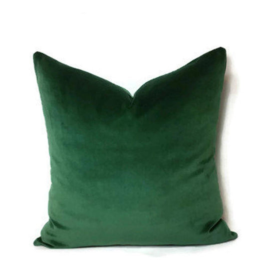 Moss Emerald Green Velvet Cushion Cover - Nordic Side - 