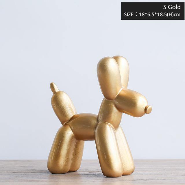 Resin Balloon Dog Figures - Nordic Side - 