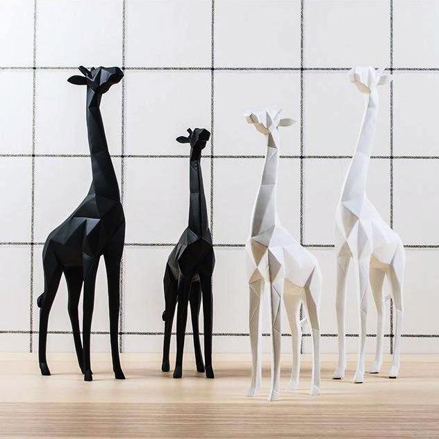 Mini Resin Giraffe Craft - Nordic Side - 