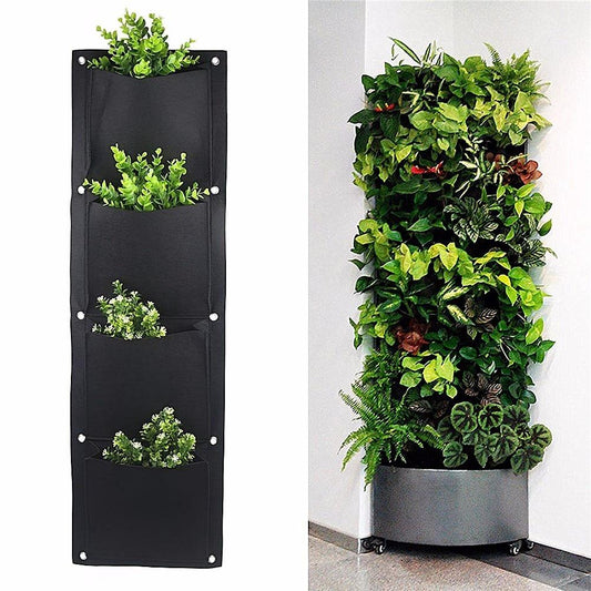 The Pocket Planter Wall Garden - Nordic Side - 12-02, feed-cl1-planters, modern-planter-collection, outdoor-decor