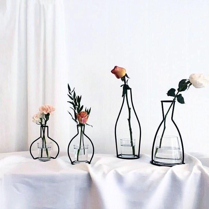 Iron Curved Vases - Nordic Side - 
