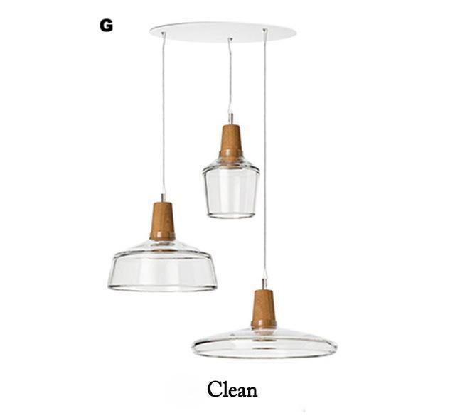 Glass With Wooden Top Light - Nordic Side - 