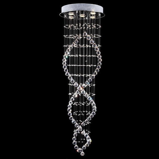 Modern LED Double Spiral Crystal Chandelier - Nordic Side - 02-27, best-selling-lights, chandelier, feed-cl0-over-80-dollars, hanging-lamp, lamp, LED-lamp, light, lighting, lighting-tag, mode