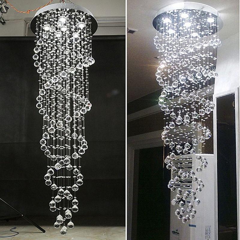Modern LED Double Spiral Crystal Chandelier - Nordic Side - 02-27, best-selling-lights, chandelier, feed-cl0-over-80-dollars, hanging-lamp, lamp, LED-lamp, light, lighting, lighting-tag, mode