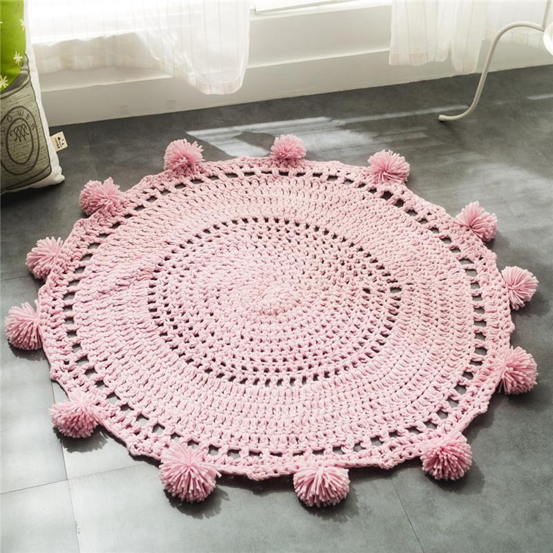 Decker - Handwoven Crochet Round Rug - Nordic Side - 04-23, abstract-rug, Area-rug, crochet-rug, geometric-rug, hallway-runner, handwoven, large-rug, modern, modern-nordic, modern-rug, nordic