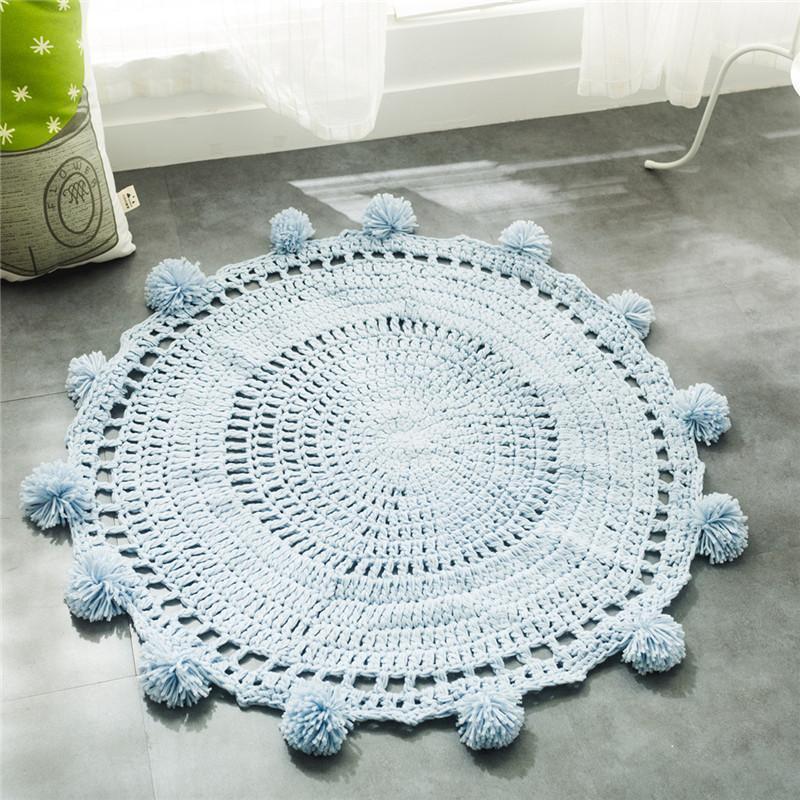 Decker - Handwoven Crochet Round Rug - Nordic Side - 04-23, abstract-rug, Area-rug, crochet-rug, geometric-rug, hallway-runner, handwoven, large-rug, modern, modern-nordic, modern-rug, nordic