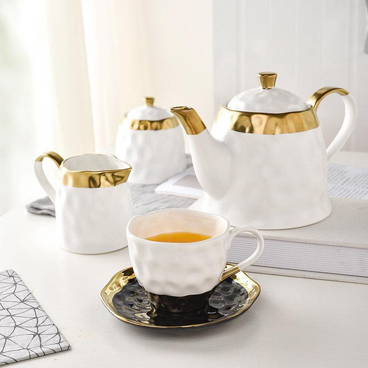 Gold & White Tea Set - Nordic Side - 