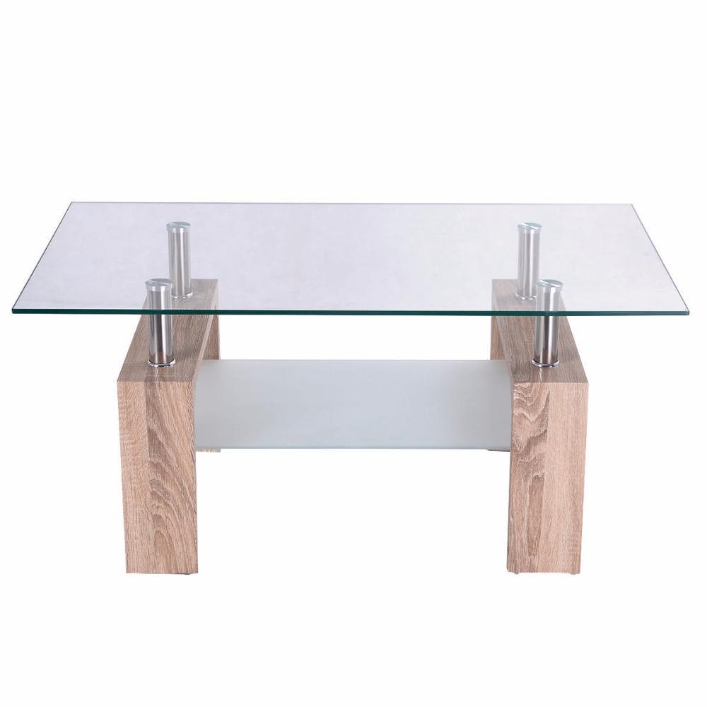 Bertha - Modern Glass Coffee Table with Storage Shelf - Nordic Side - 01-28, modern-furniture, modern-pieces