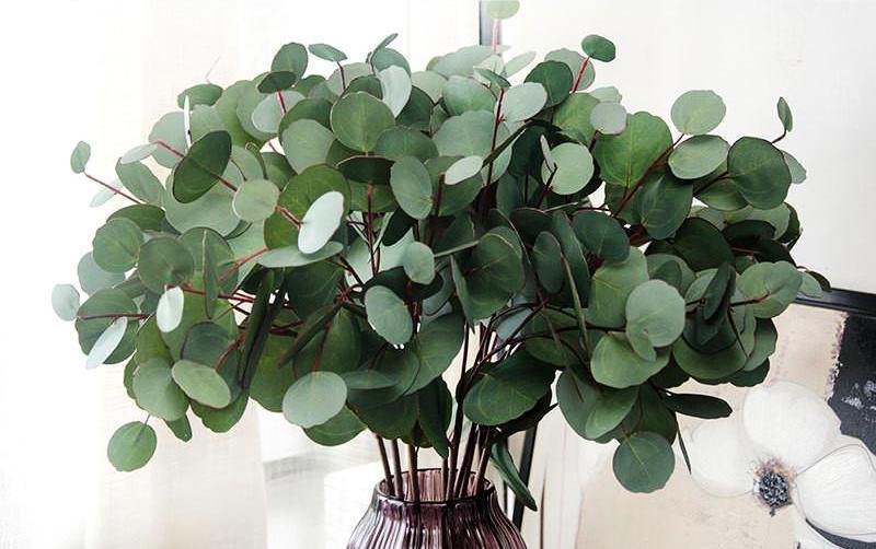 Artificial Eucalyptus Leaf - Nordic Side - 