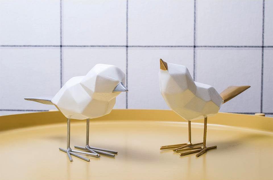 Resin Bird Decor Figures - Nordic Side - 